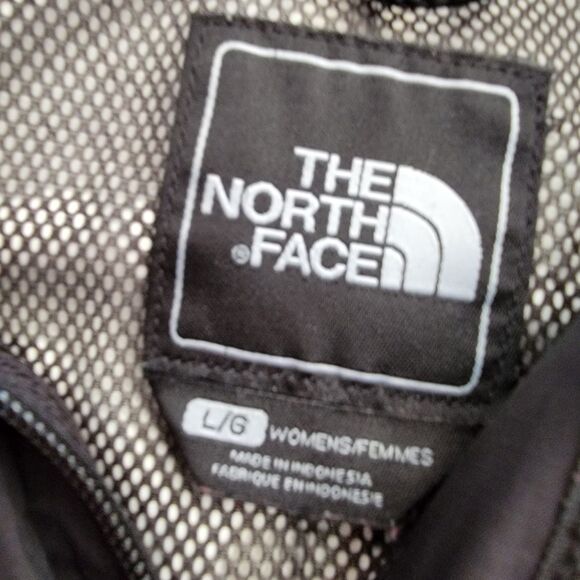 The North Face black Hooded windbreaker jacket Size L hyvent Nylon - Picture 9 of 13